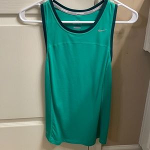Green Nike Running Tank
